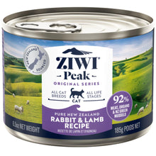Load image into Gallery viewer, Ziwi Peak Rabbit &amp; Lamb Recipe Wet for Cats.
