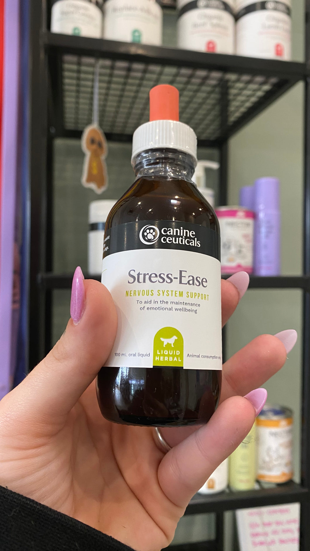 Canine Ceuticals- Stress-Ease liquid herbal drops