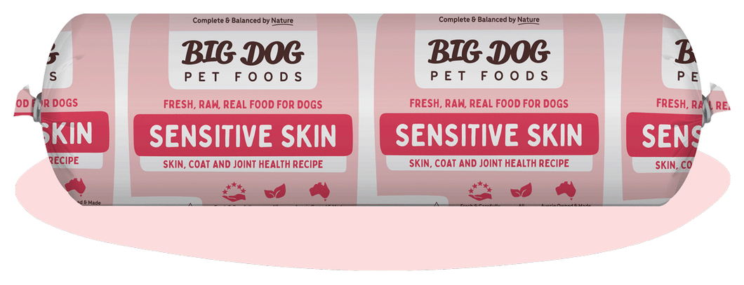 Big Dog - Sensitive Skin Roll Raw Diet 2kg (Pick Up/ Local Delivery Only)