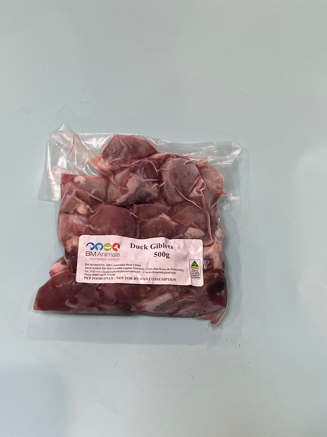 Duck Giblets 500g (Pick up or Local Delivery only)