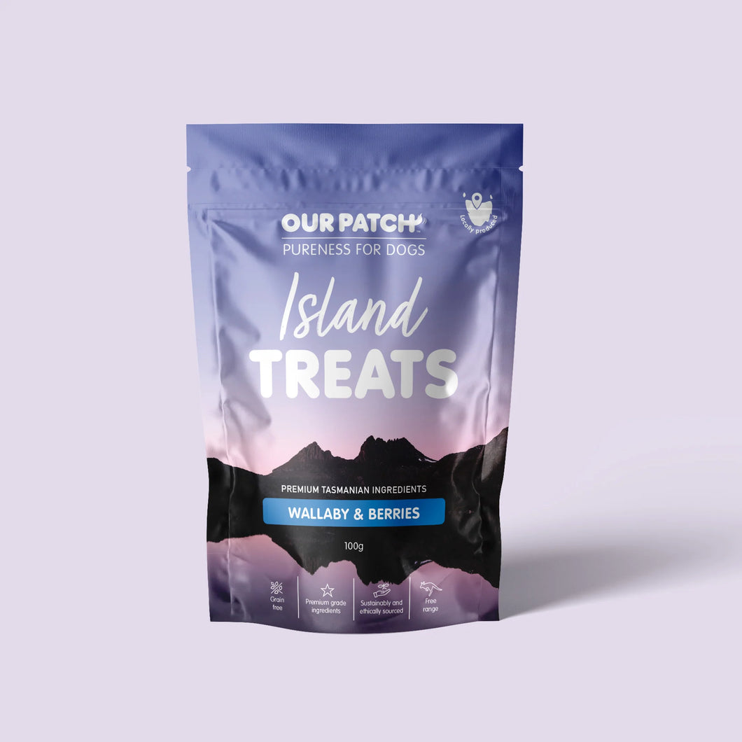 Island Treats- Wallaby and Berries 100g