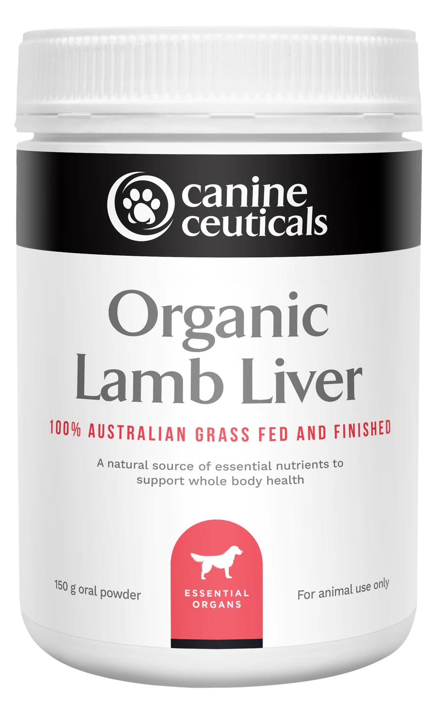 Canine Ceuticals Organic Lamb Liver 150g