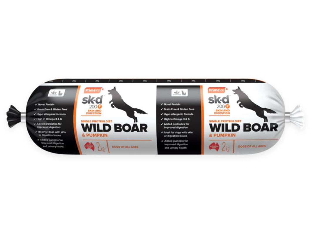 Prime 100 Wild Boar and Pumpkin Roll 2kg (Pick Up or Local Delivery Only)