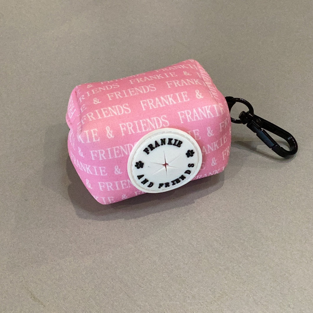 Frankie Pink Poo bag holder