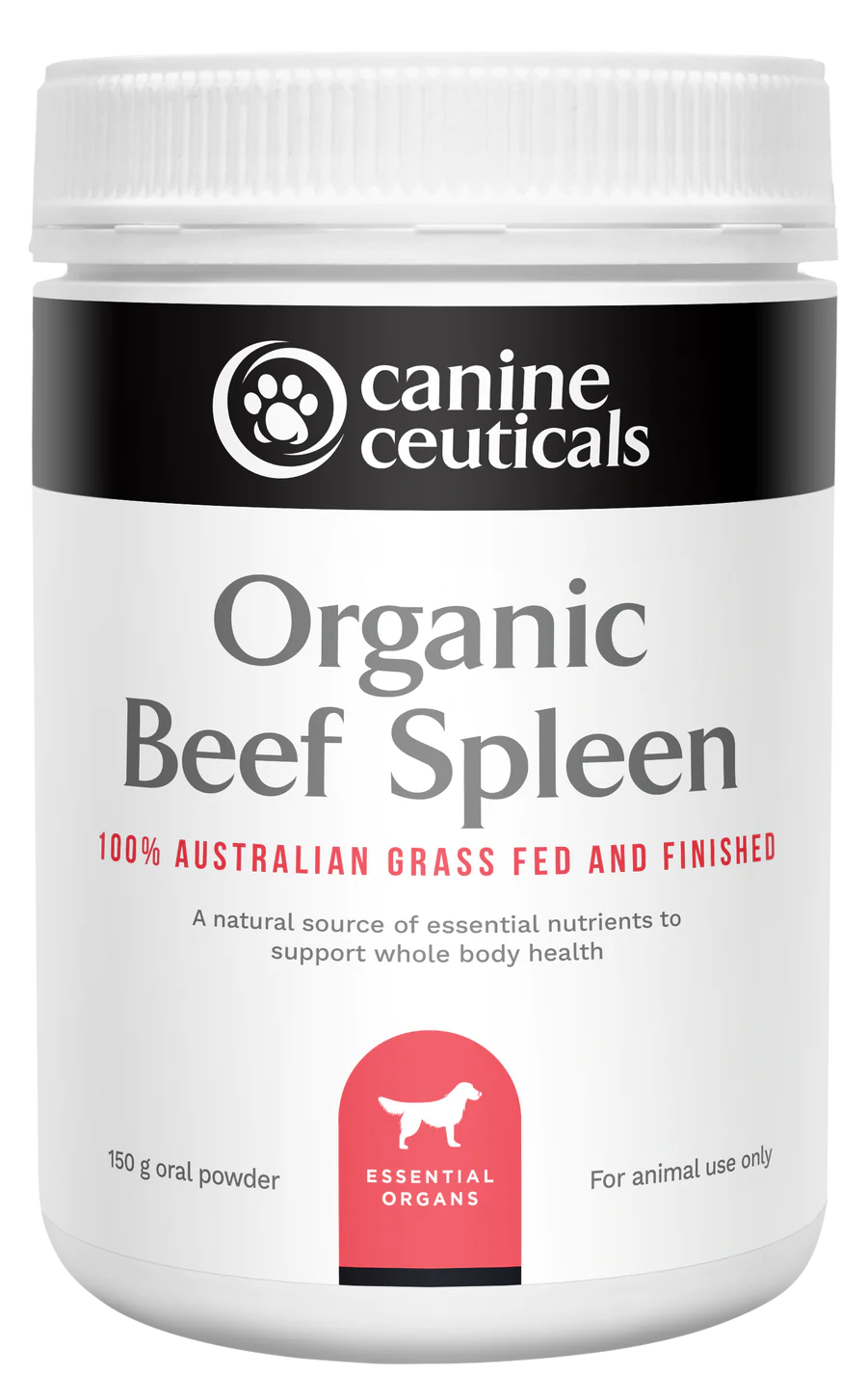 Canine Ceuticals Organic Beef Spleen 150g