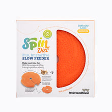 Load image into Gallery viewer, SPIN Interactive 2-in-1 Slow Feeder Lick Pad &amp; Frisbee for Dogs
