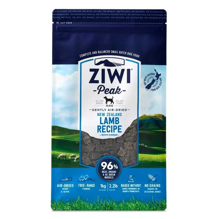 ZIWI® Peak Air-Dried Lamb 1kg Recipe for Dogs