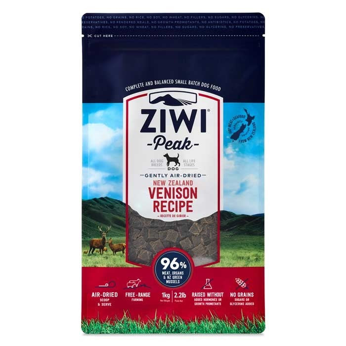 ZIWI® Peak Air-Dried Venison 1kg Recipe For Dogs