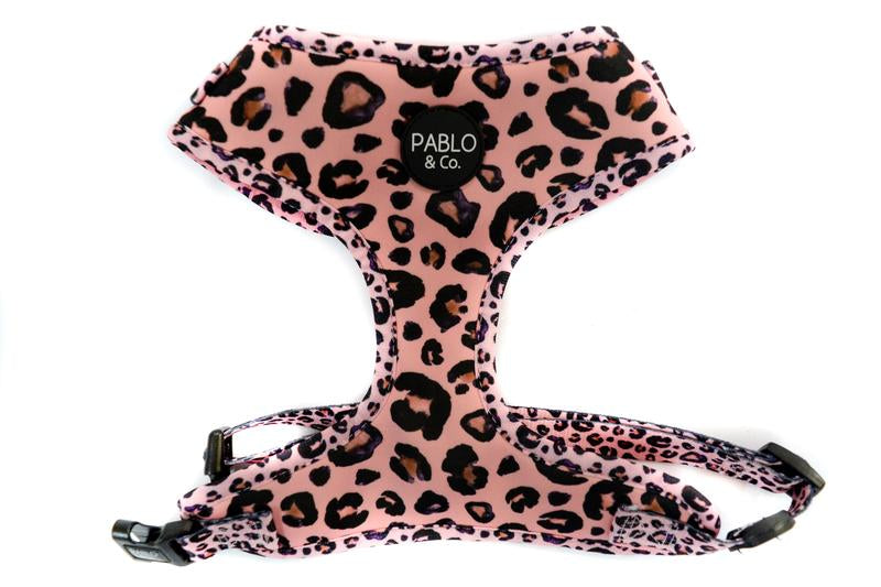 Pink Leopard Harness