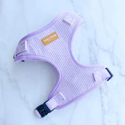 Load image into Gallery viewer, Corduroy Dog Harness- Lilac
