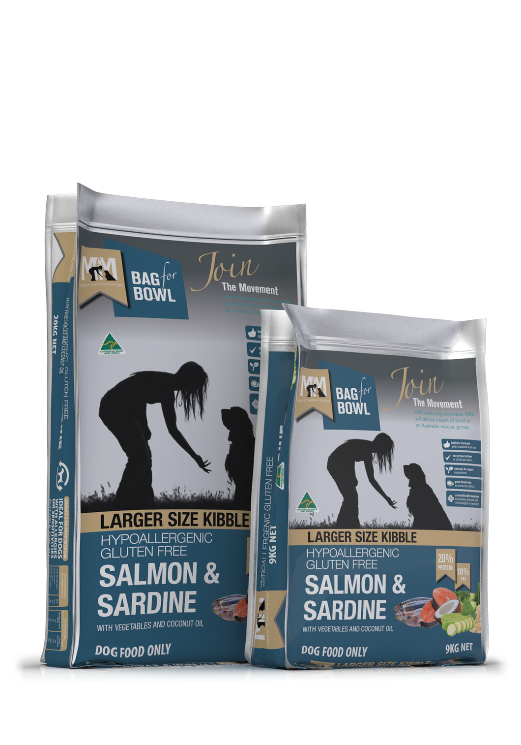 Salmon and Sardine Large Size Kibble (Pick Up or Local Delivery Only)