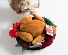Load image into Gallery viewer, Stuffed Turkey Snuffle Dog Toy
