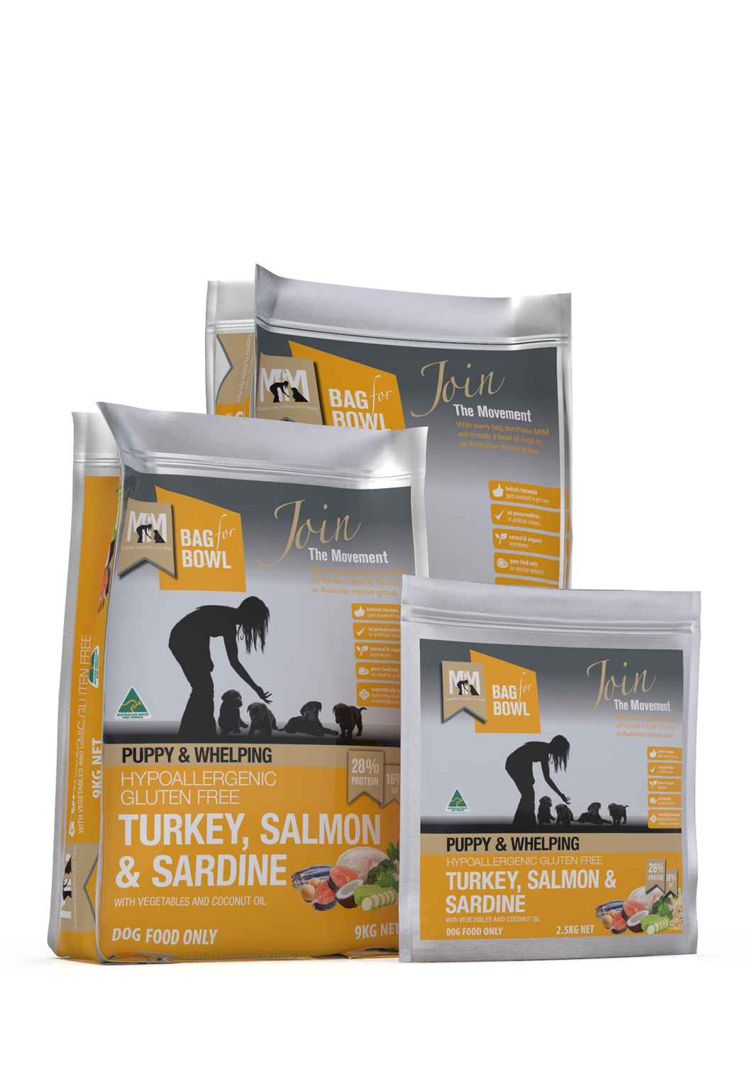 Puppy Turkey, Salmon and Sardine (Pick Up or Local Delivery Only)